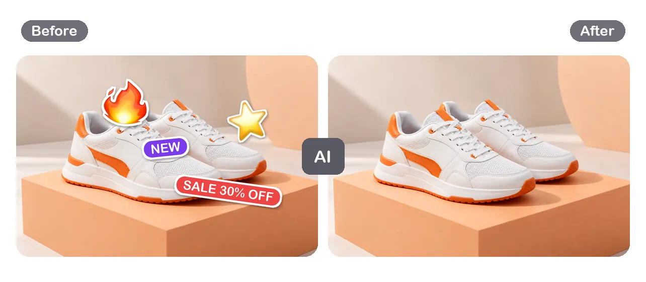 Remove Sticker From Product and Shop Videos